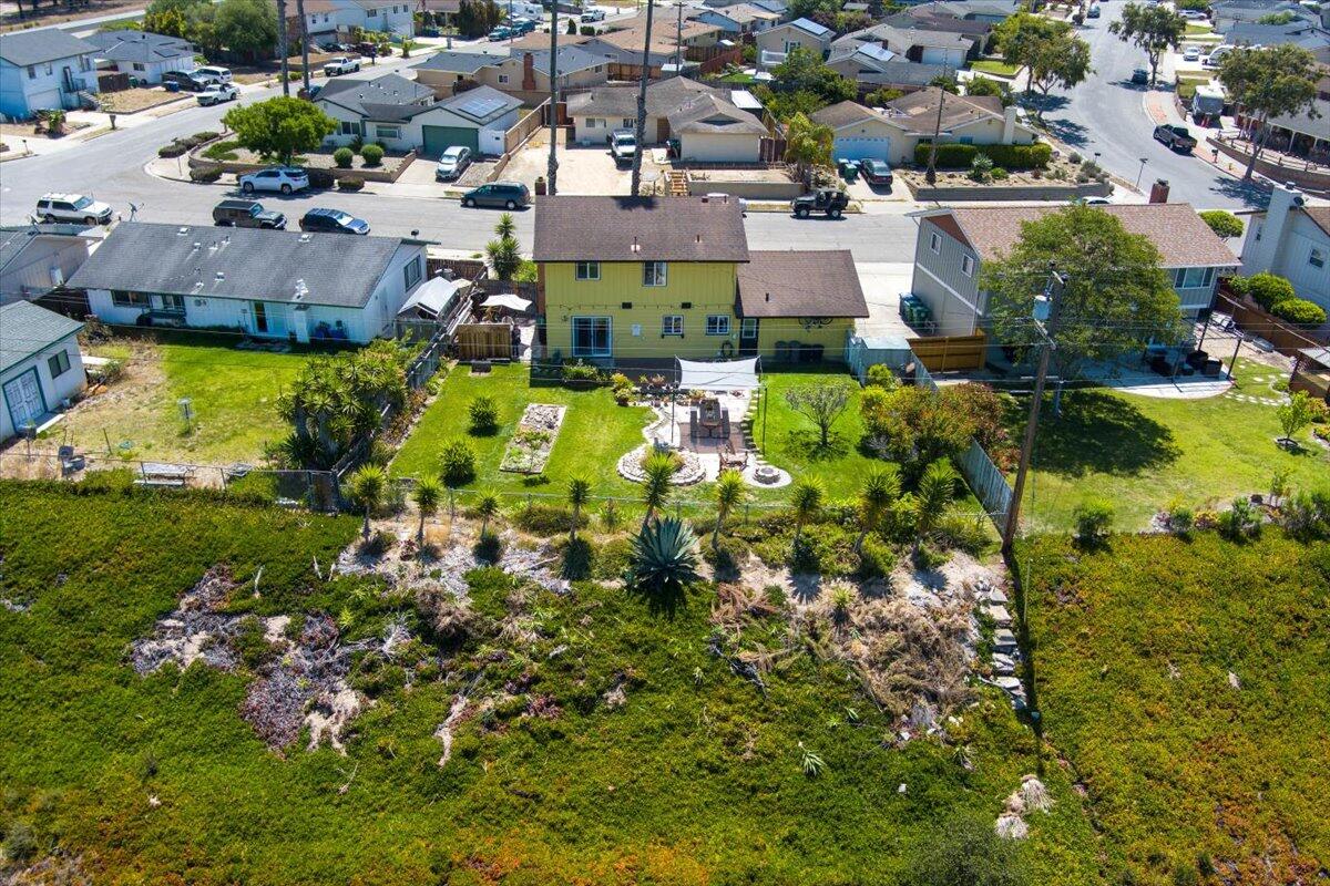 412 Milky Way Lompoc, CA 93436 - Photo 38 of 40 an aerial view of residential houses with swimming pool and outdoor space