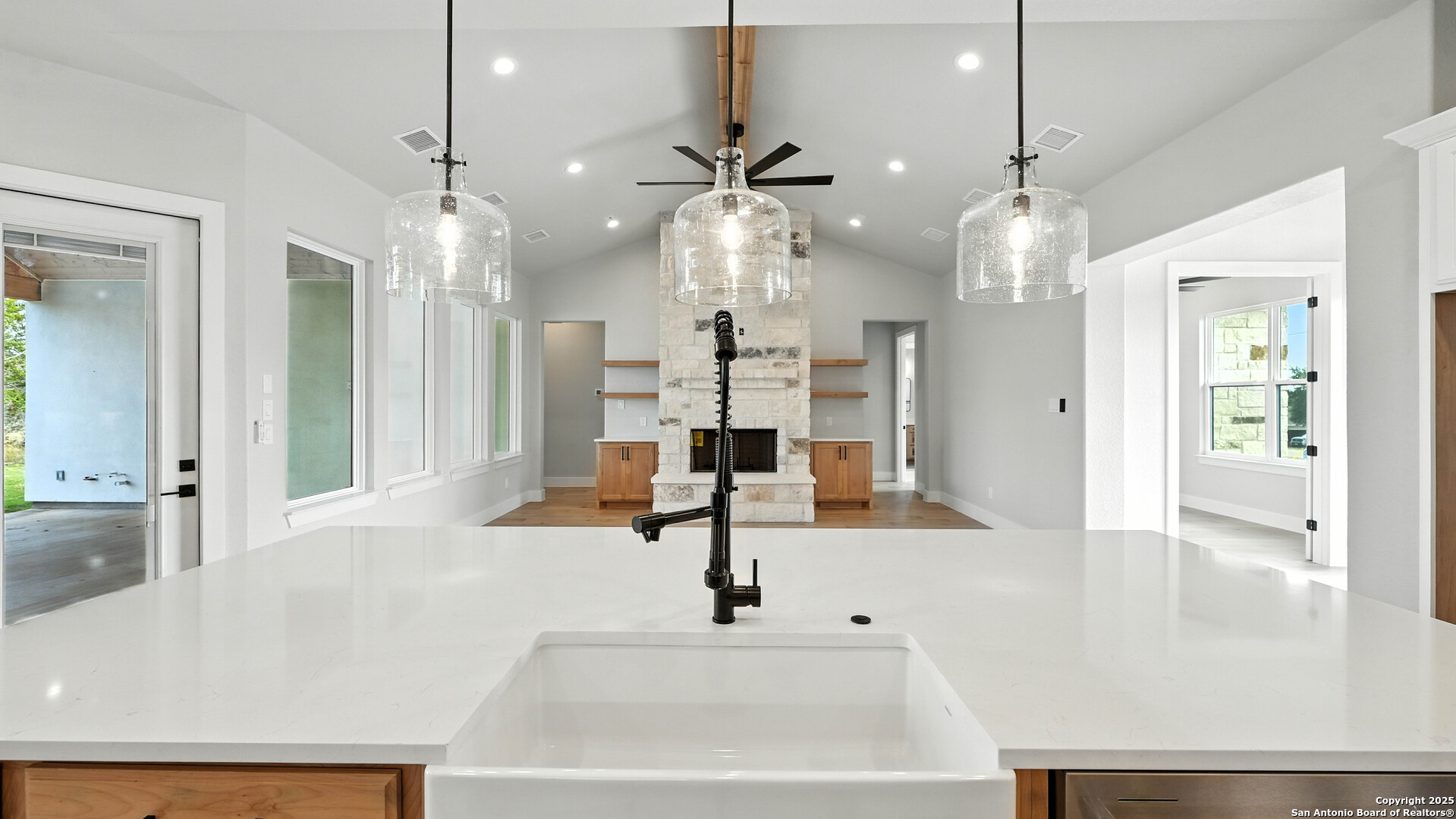 306 Toucan Drive Spring Branch, TX 78070 - Photo 18 of 50 a view of a room with kitchen and living room view