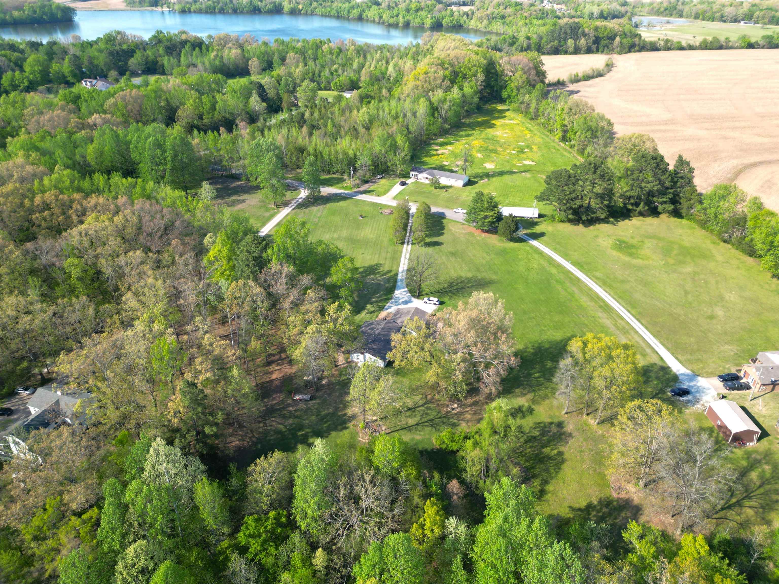 1230 Joann Road Somerville, TN 38068 - Photo 26 of 28 Drone / aerial view of a nearby body of water