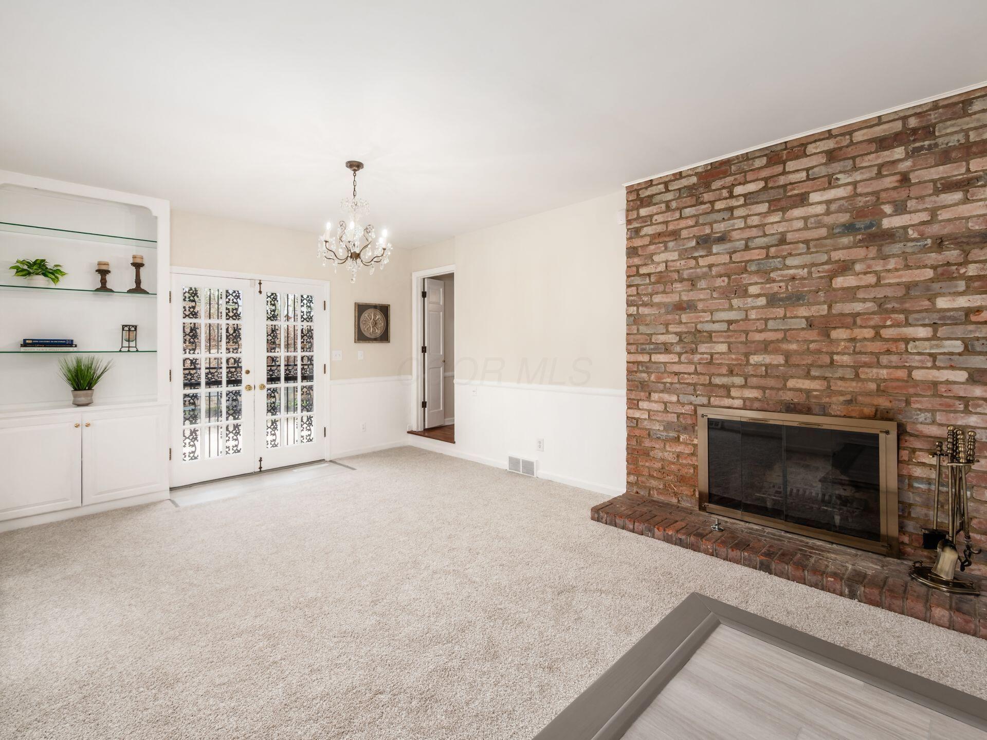 880 Lynbrook Road Columbus, OH 43235 - Photo 26 of 59 Brick Woodburning Fireplace