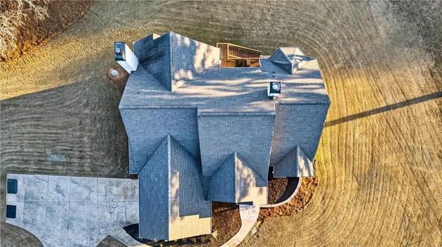 a view of an ocean and beach