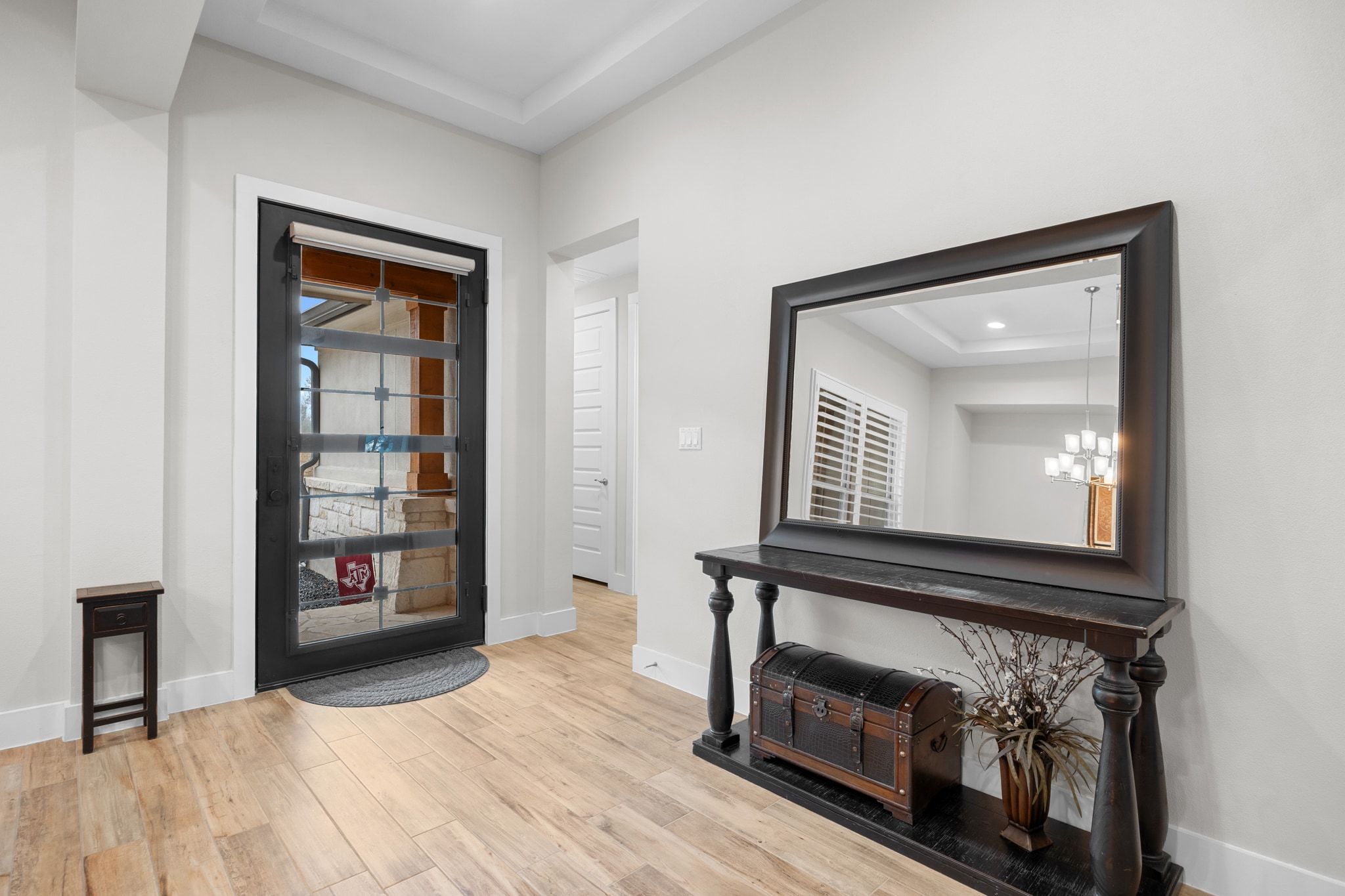 2009 Nature View Loop Driftwood, TX 78619 - Photo 11 of 40 a view of an entryway with wooden floor