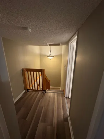 view of wooden floor and in a room