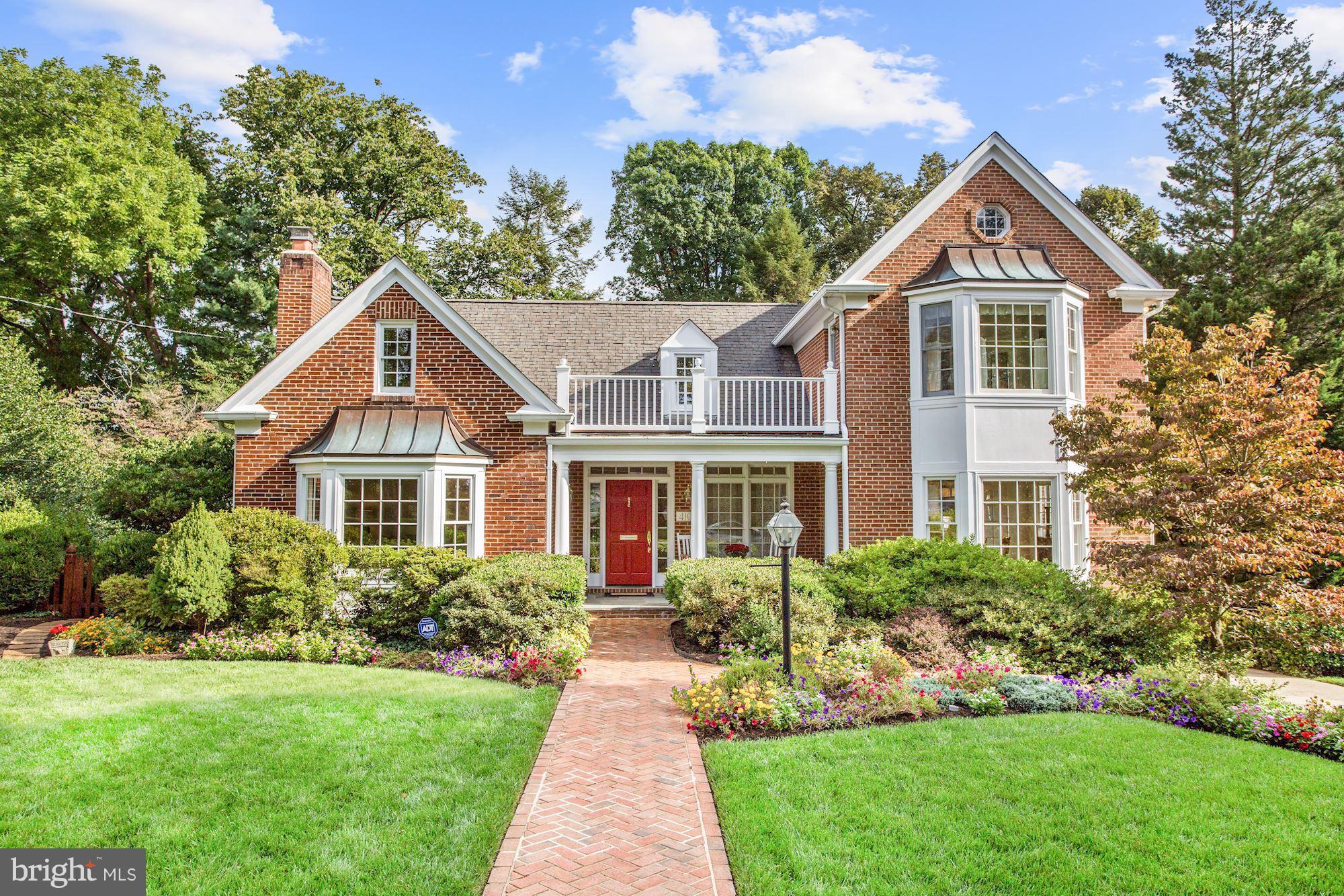 4105 Everett Street Kensington, MD 20895 - Photo 2 of 30 a front view of a house with a yard