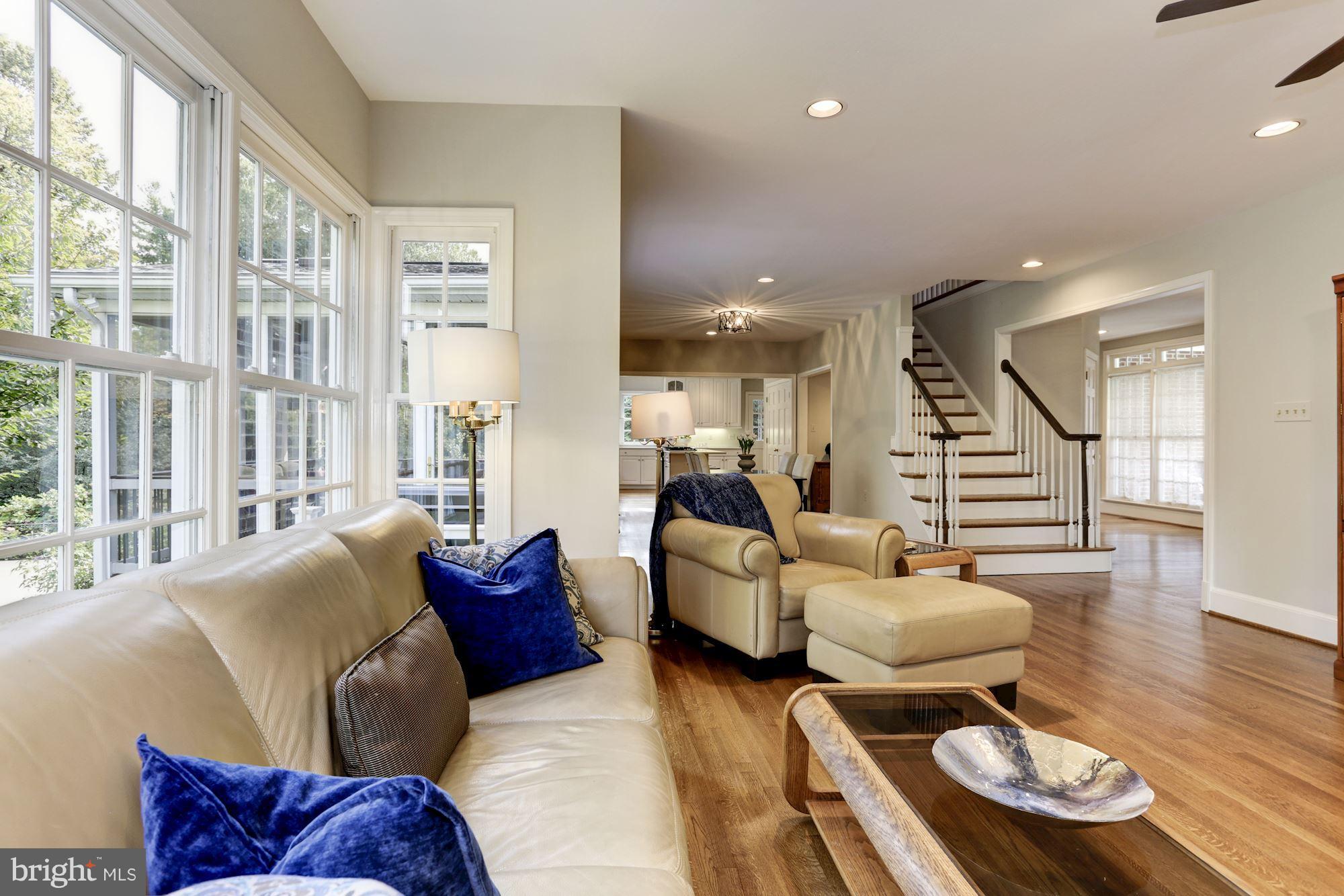 4105 Everett Street Kensington, MD 20895 - Photo 11 of 30 a living room with furniture and wooden floor