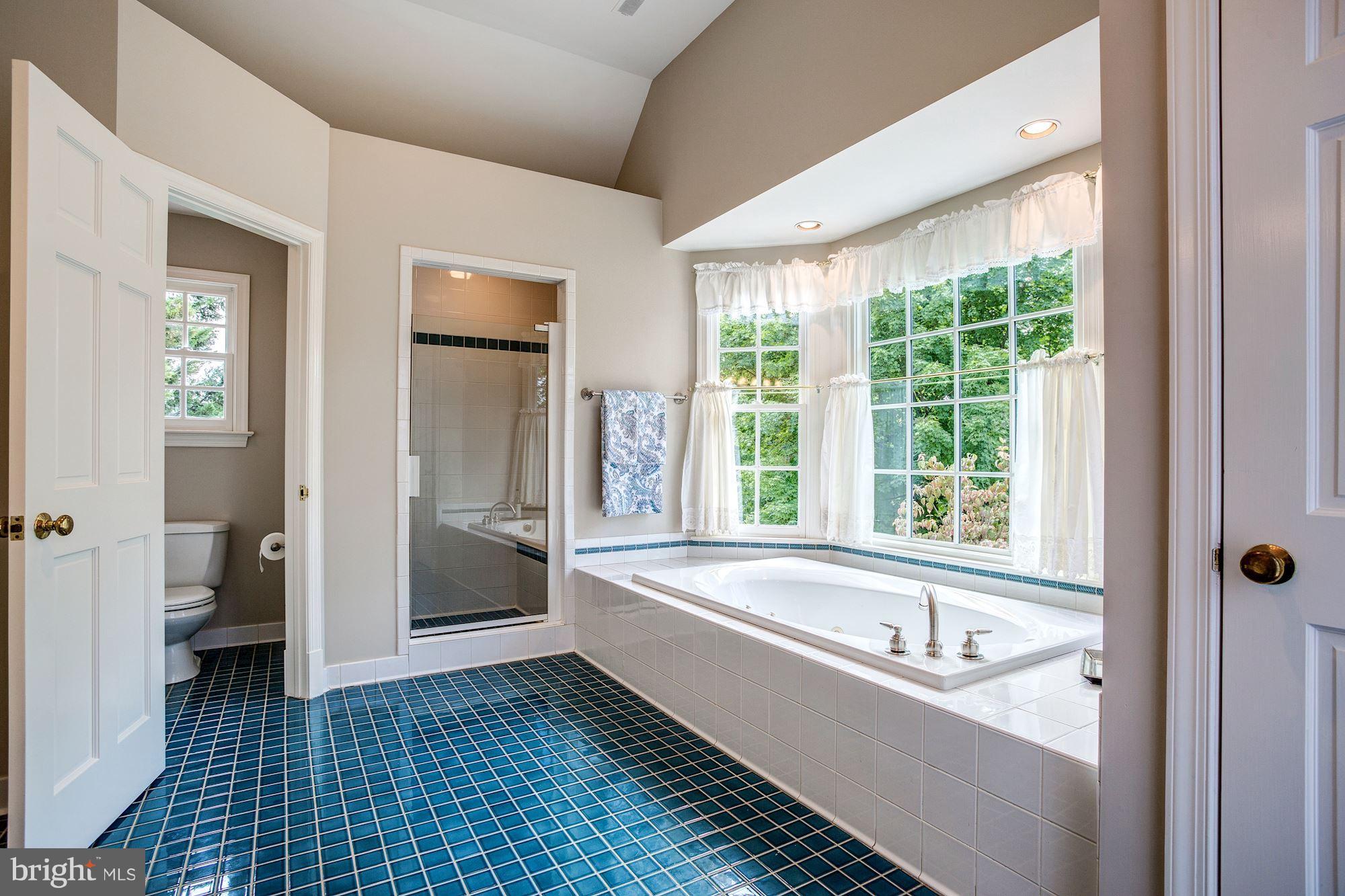 4105 Everett Street Kensington, MD 20895 - Photo 18 of 30 a bathroom with a bathtub and a shower