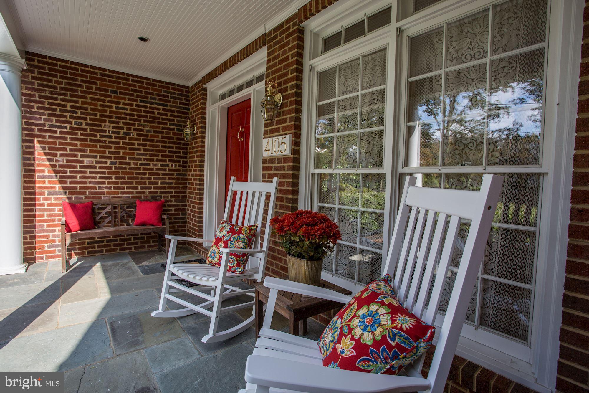 4105 Everett Street Kensington, MD 20895 - Photo 3 of 30 a balcony with wooden floor and outdoor seating