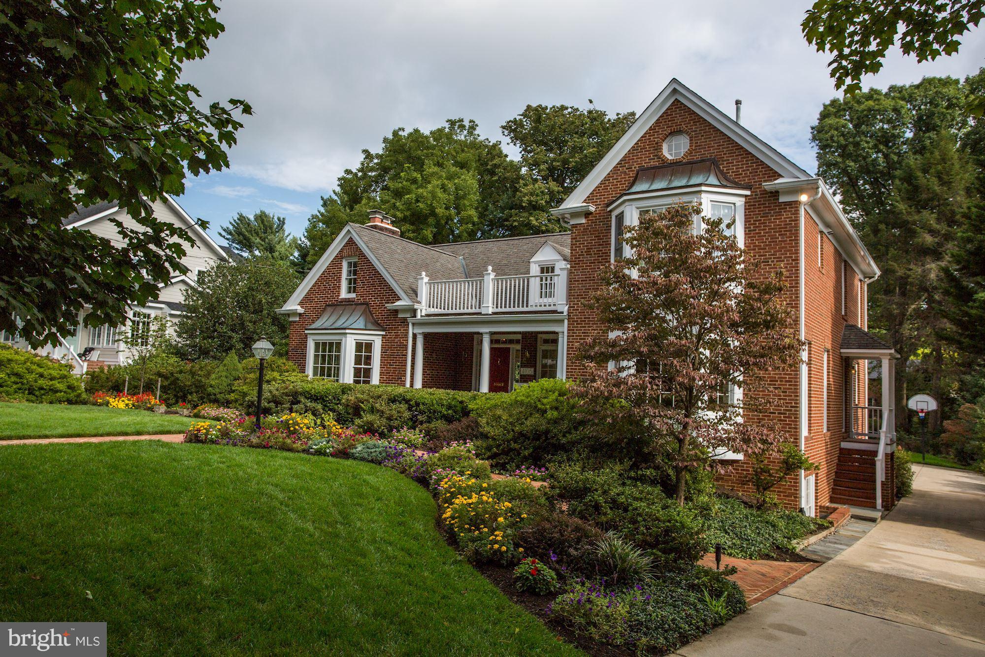 4105 Everett Street Kensington, MD 20895 - Photo 28 of 30 a front view of a house with a garden