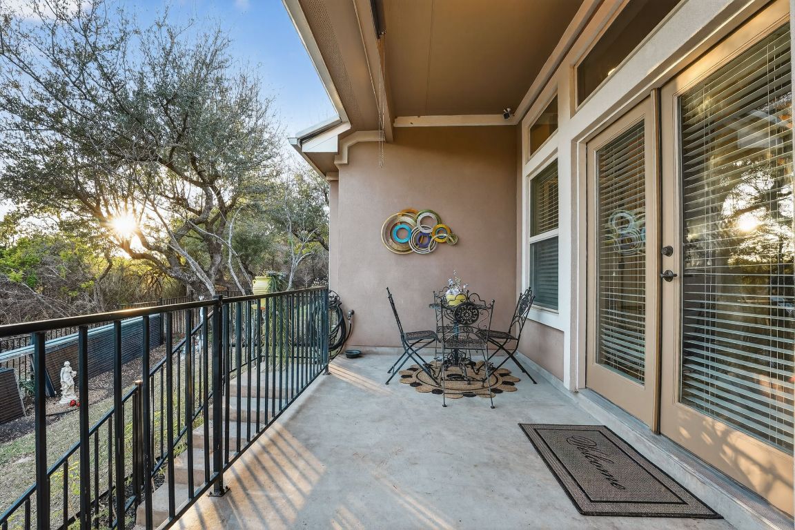 4521 Pyrenees Pass Bee Cave, TX 78738 - Photo 20 of 22 a view of backyard of the house
