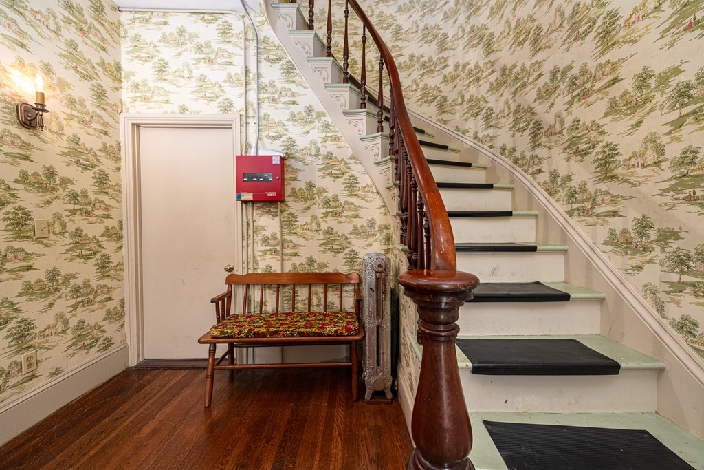 206 Smith Street Providence, RI 02908 - Photo 8 of 40 a view of entryway with wooden floor
