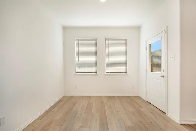 wooden floor in an empty room