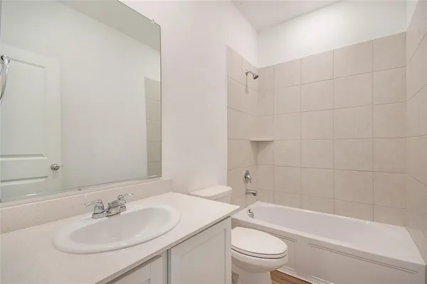 a view of a room with storage area