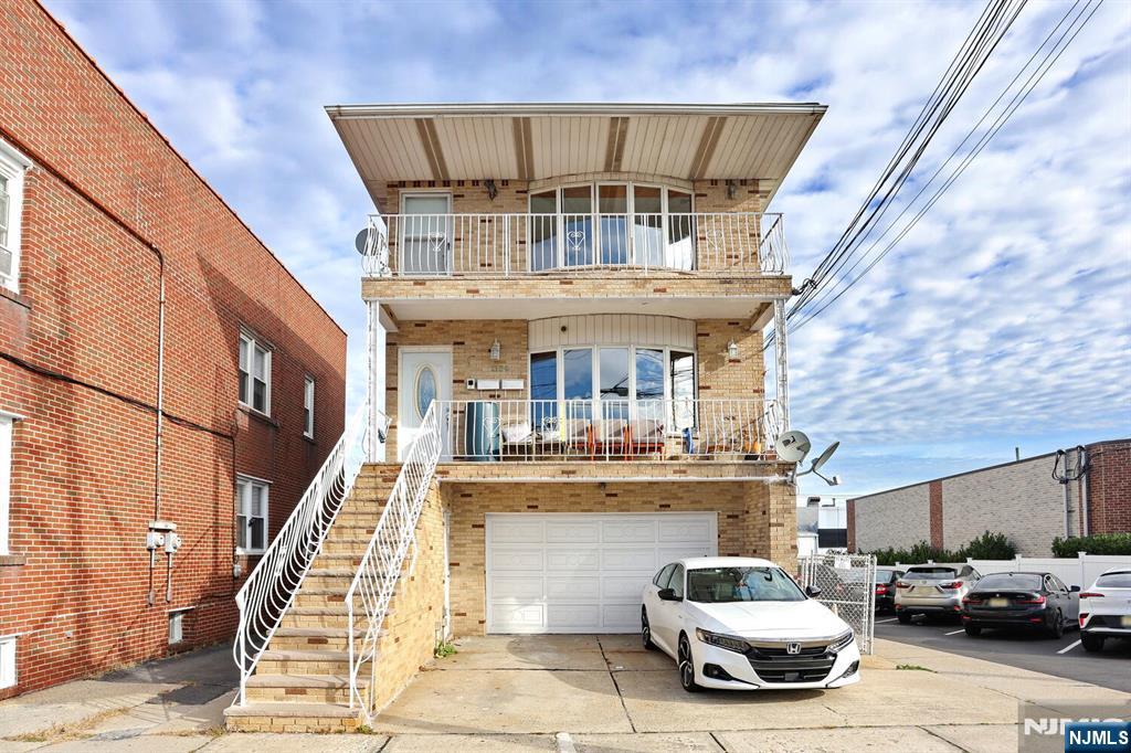 a view of a car park in front of a building