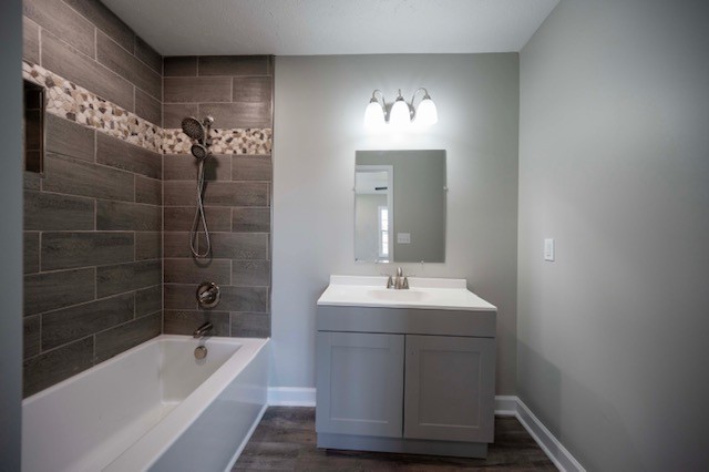 445 Pocahontas Road Morrison, TN 37357 - Photo 3 of 16 a bathroom with a sink a bathtub and a mirror