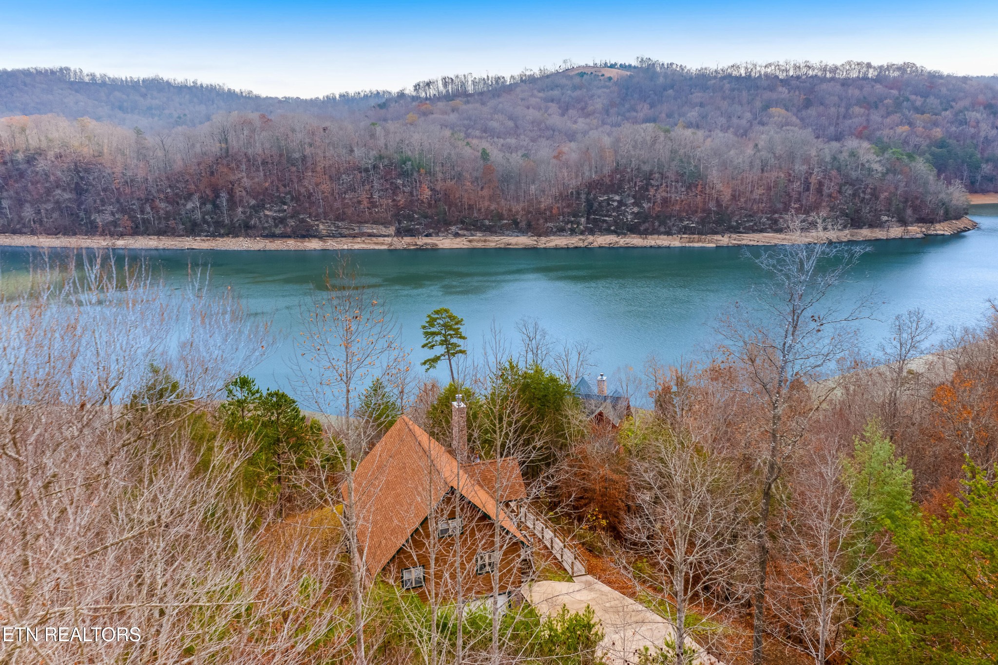 625 Bluff View Road New Tazewell, TN 37825 - Photo 50 of 57 a view of a lake with a mountain