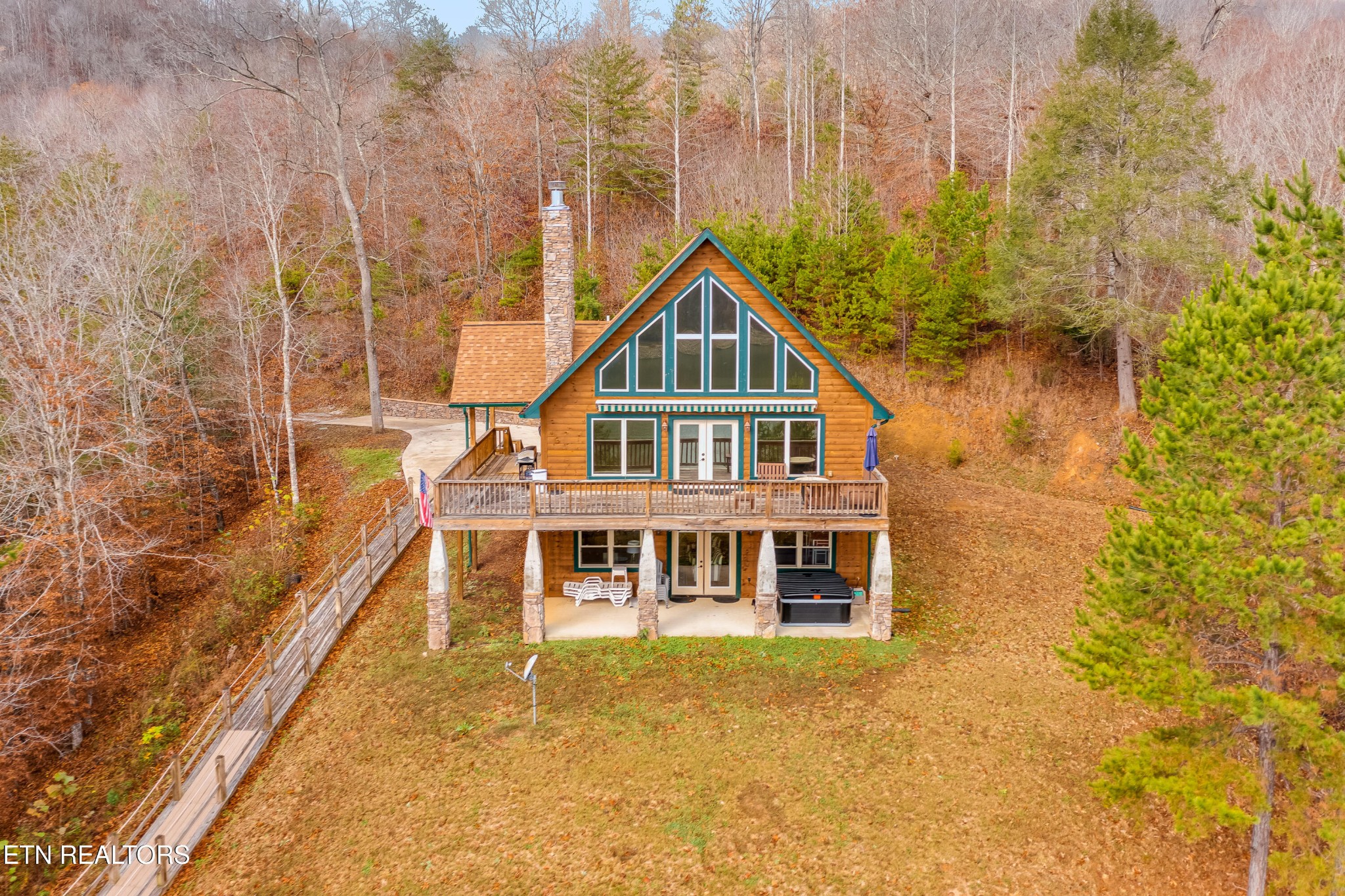 625 Bluff View Road New Tazewell, TN 37825 - Photo 53 of 57 a front view of a house with a big yard