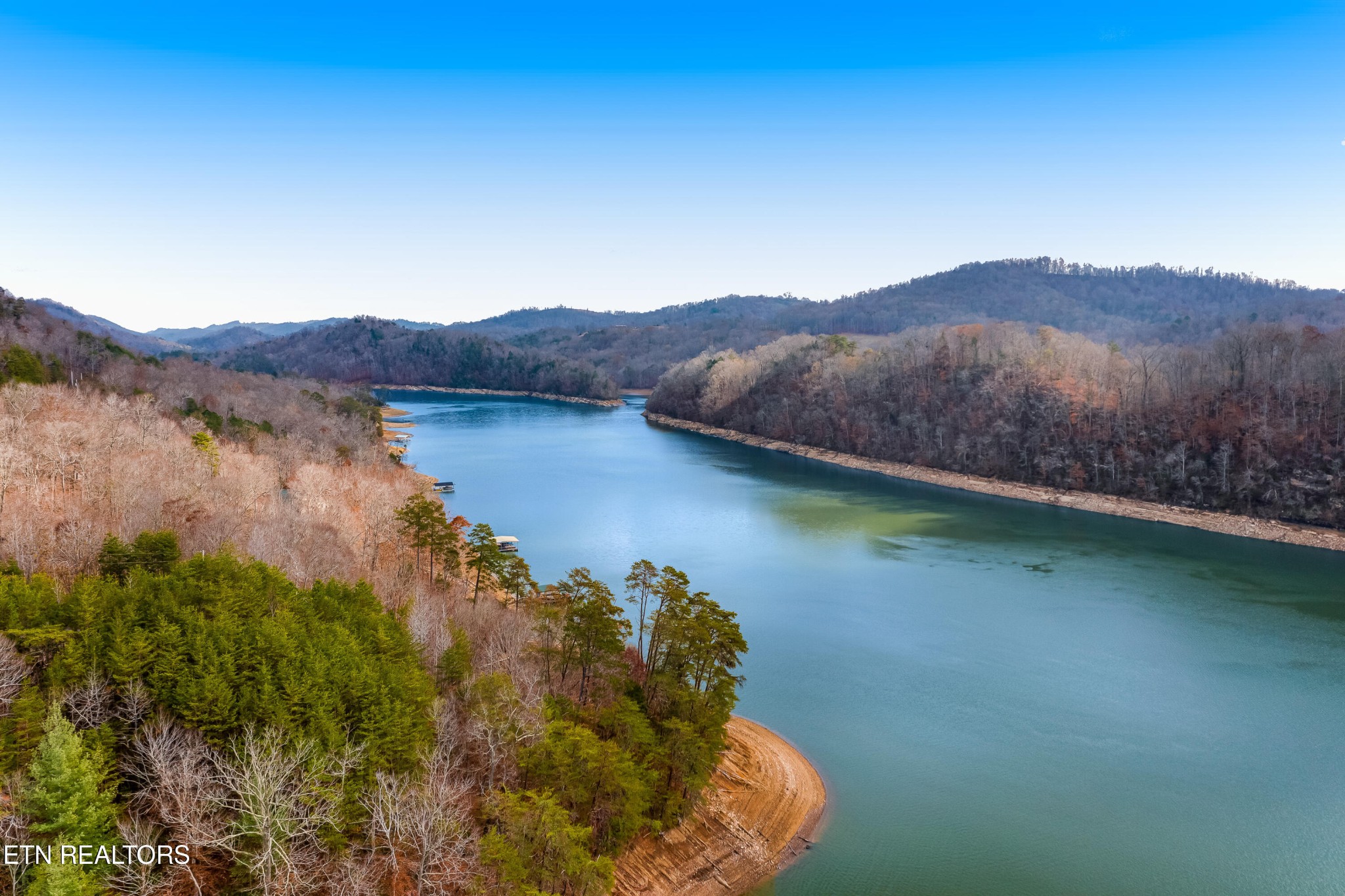 625 Bluff View Road New Tazewell, TN 37825 - Photo 55 of 57 a view of a lake in middle of forest