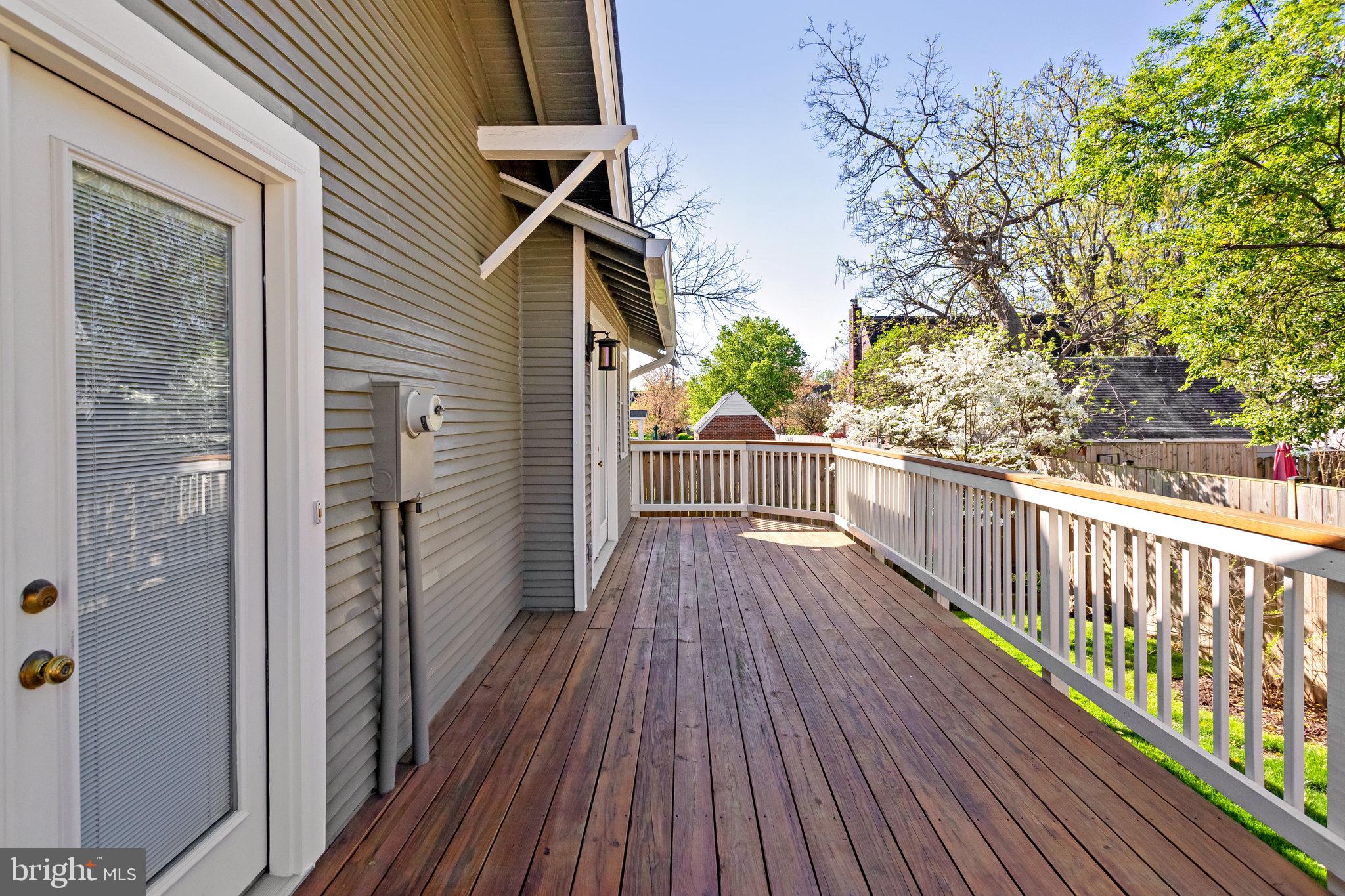 2436 North Glebe Road Arlington, VA 22207 - Photo 60 of 74 The deck is the length of kitchen & primary bed rm