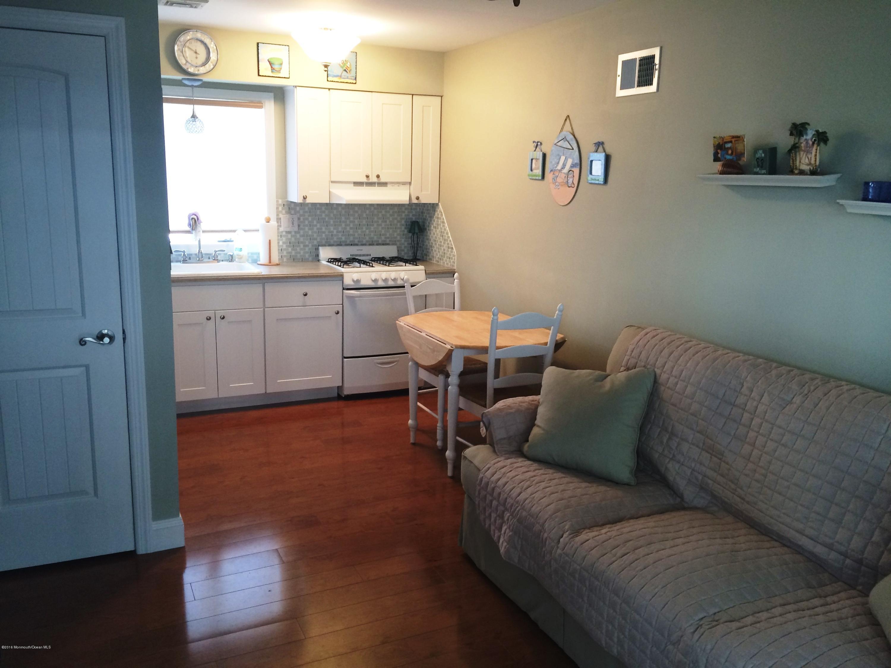 1709 Highway 35, Unit 2 Seaside Heights, NJ 08751 - Photo 9 of 12 Living room and Eat-in Kitchen