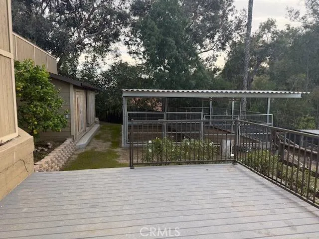 a view of outdoor space with deck
