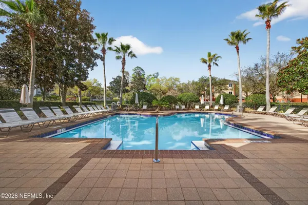 a view of a swimming pool
