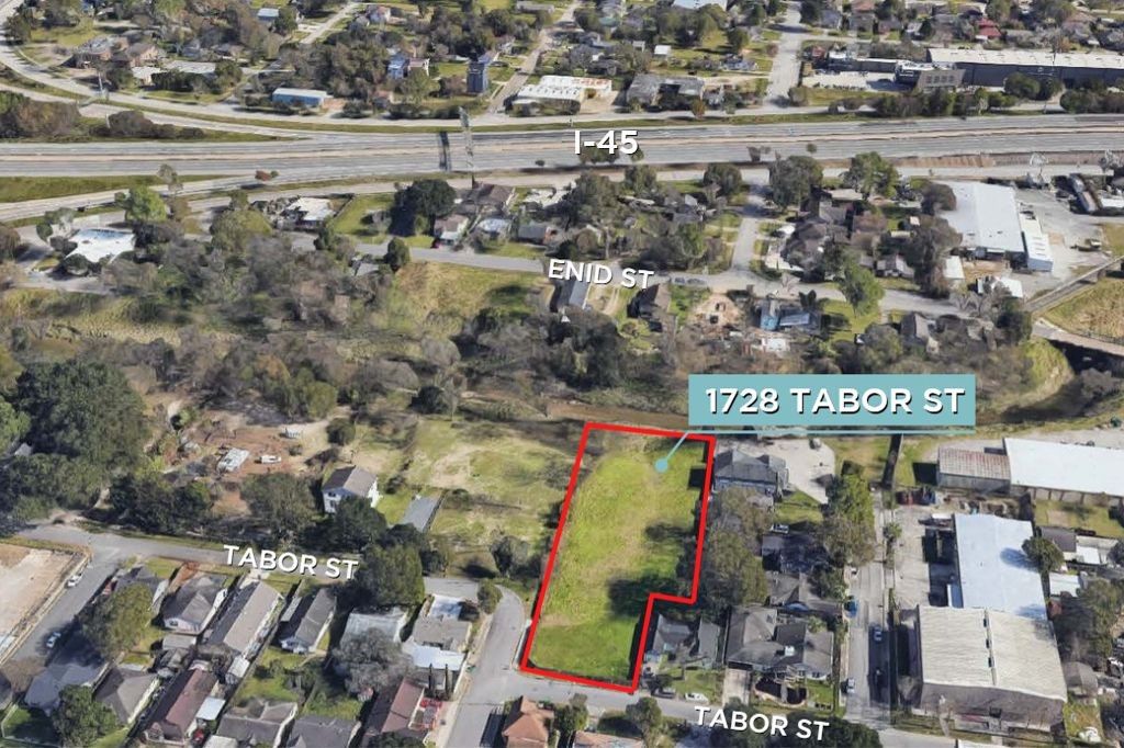 1728 Tabor Street Houston, TX 77009 - Photo 2 of 12 an aerial view of a city