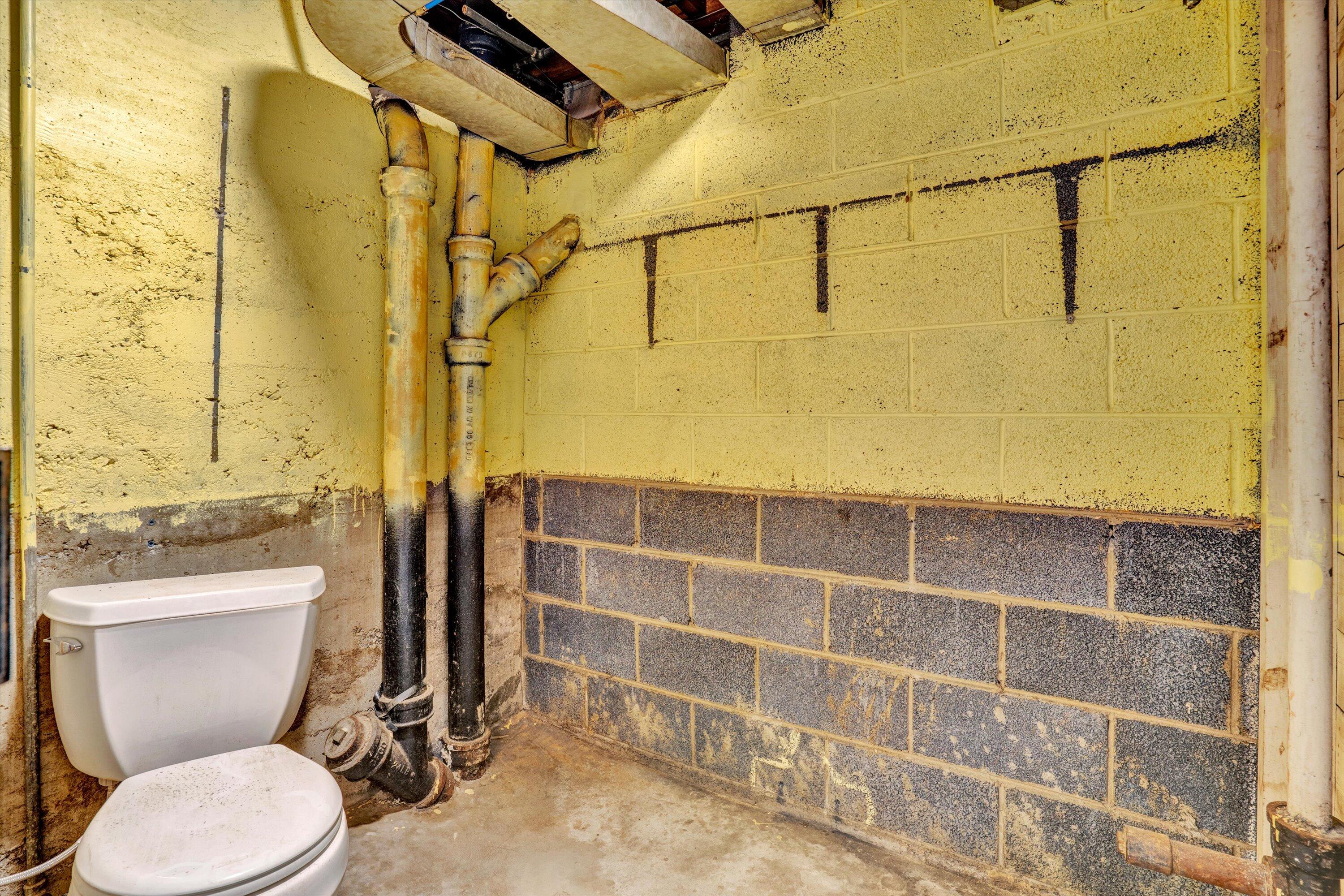 2118 Mt Vernon Road Southwest Roanoke, VA 24015 - Photo 45 of 53 a bathroom with a toilet and a shower