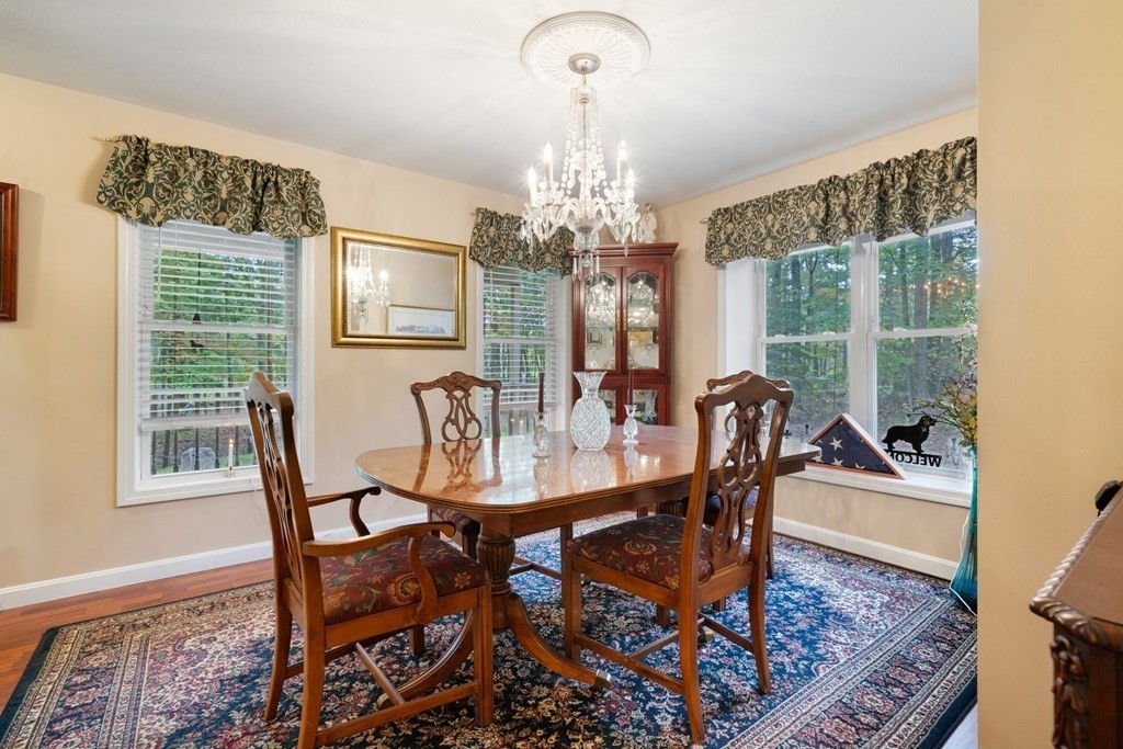 235 Curtis Farm Road Wilton, NH 03086 - Photo 11 of 34 a view of a dining room with furniture window and outside view