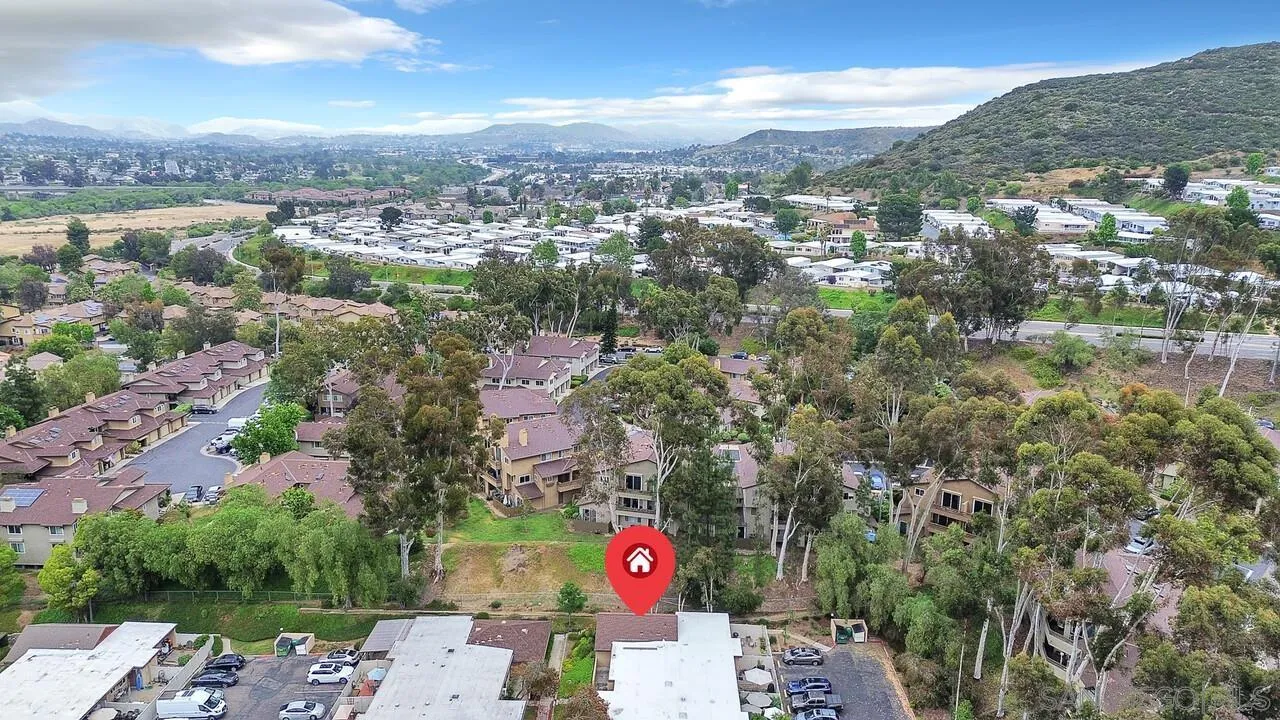 8683 Wahl Street Santee, CA 92071 - Photo 24 of 24 an aerial view of residential houses with outdoor space