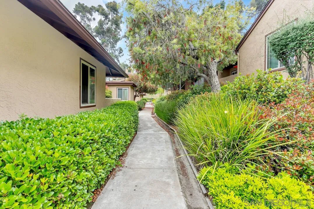 8683 Wahl Street Santee, CA 92071 - Photo 3 of 24 a view of a pathway in a garden
