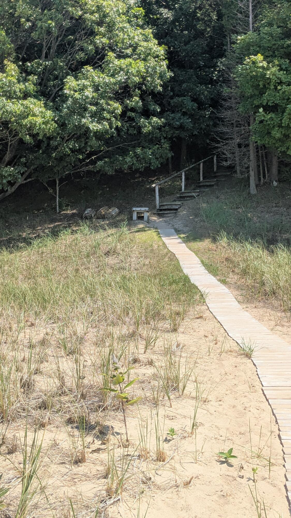 0 Lakeshore Road Manistee, MI 49660 - Photo 20 of 26 Boardwalk back to parking lot