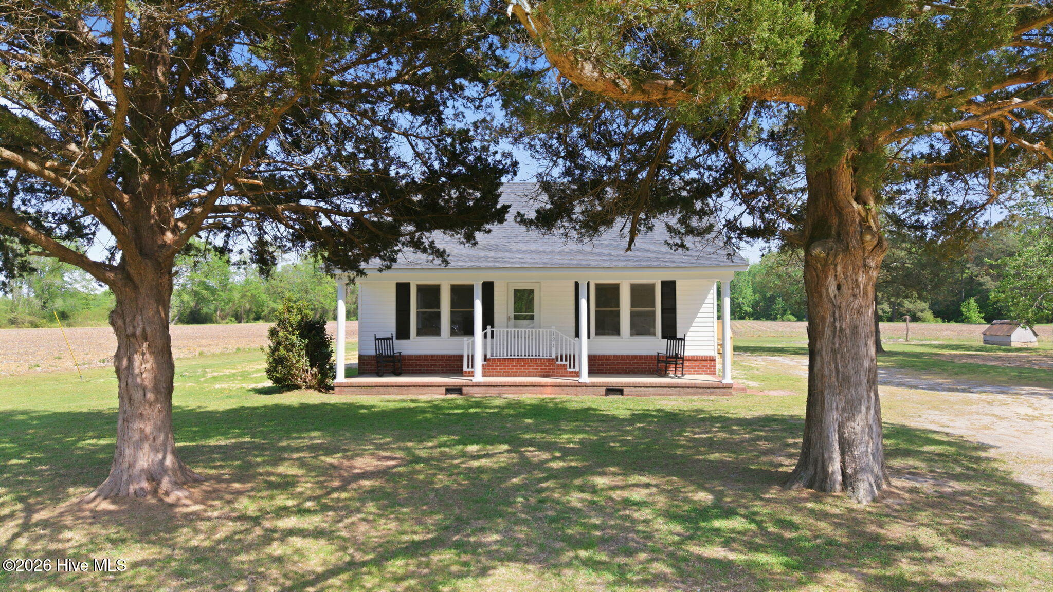 view from driveway