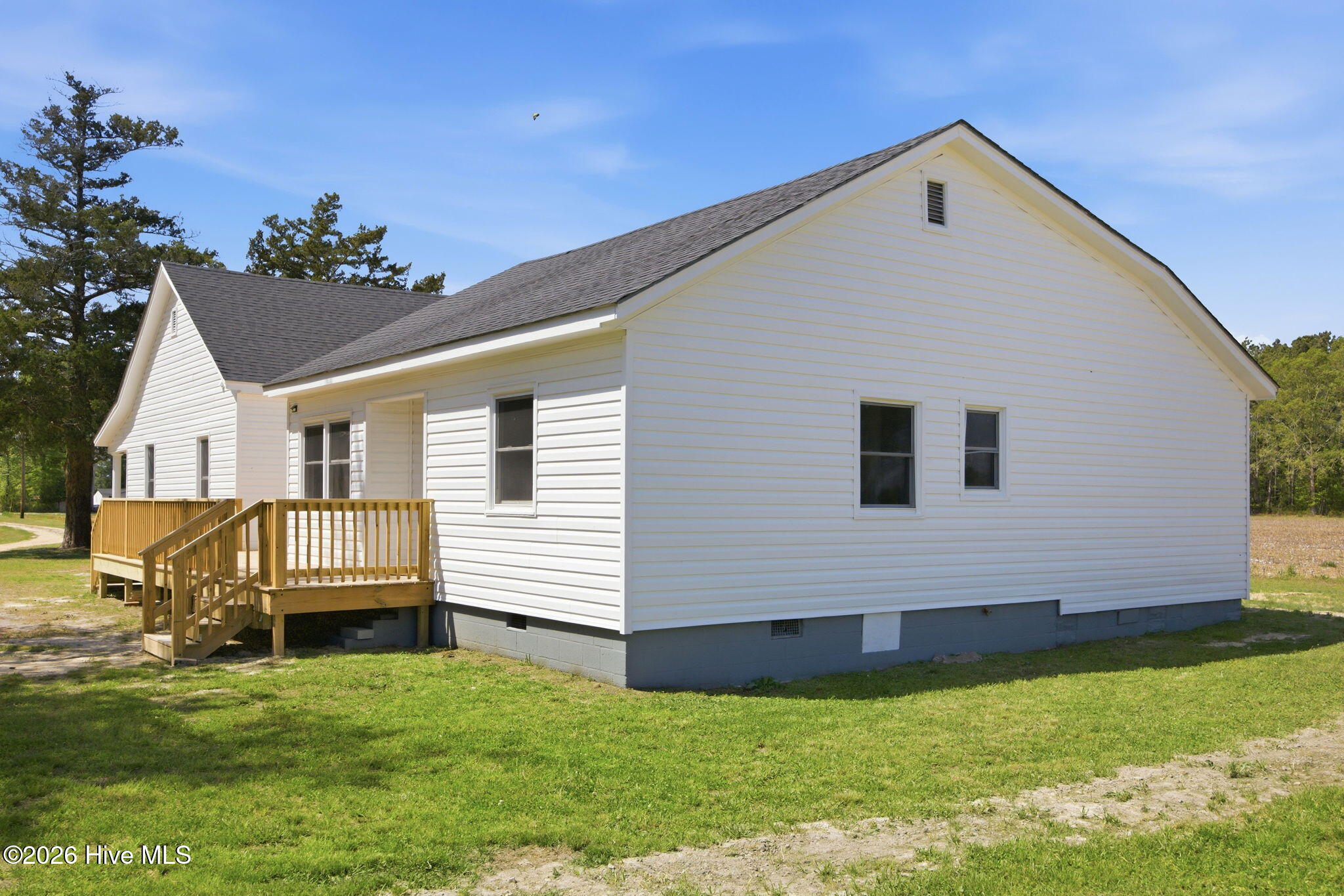 124 Republican Road Windsor, NC 27983 - Photo 44 of 47 from backyard showing deck and front