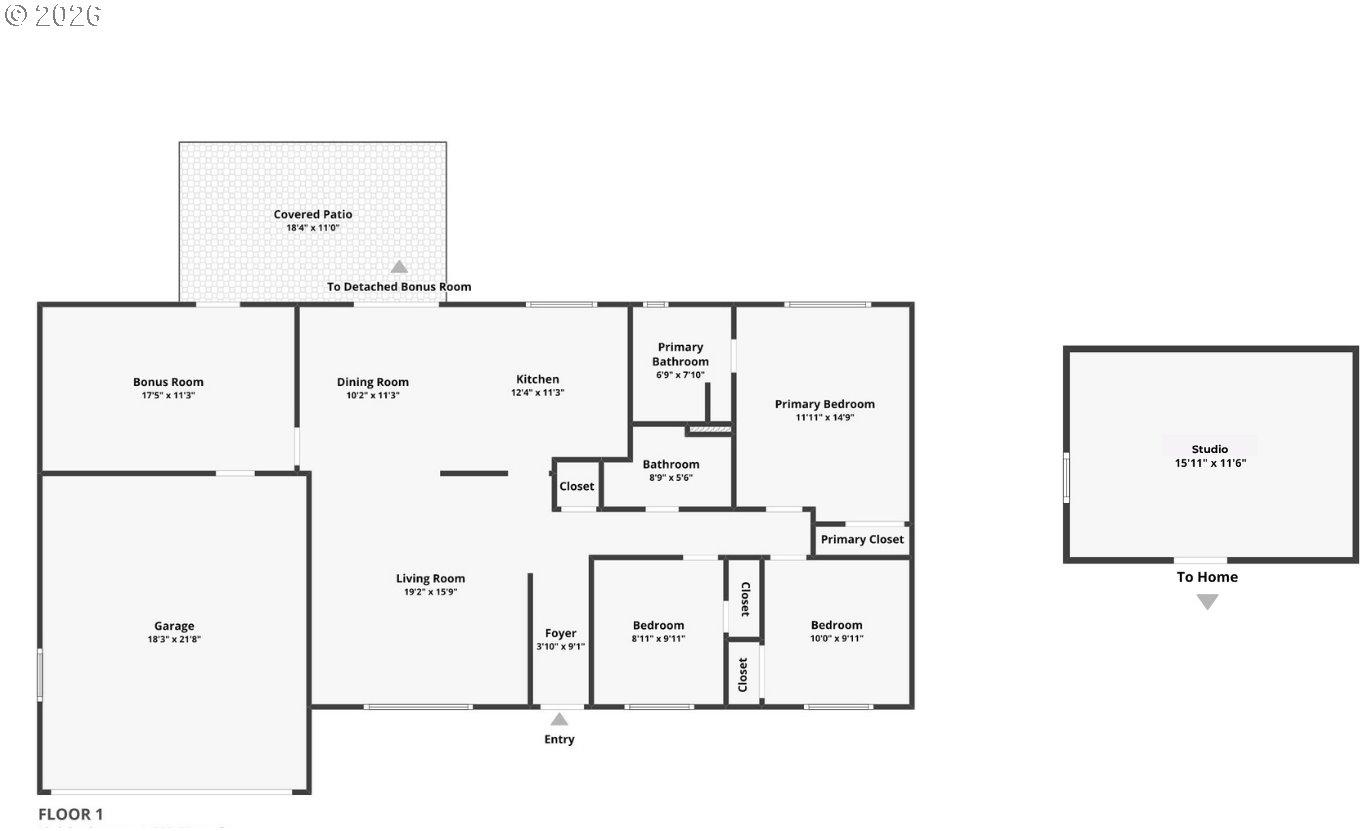 6490 Southwest Nehalem Lane Beaverton, OR 97007 - Photo 47 of 47 Floor Plan