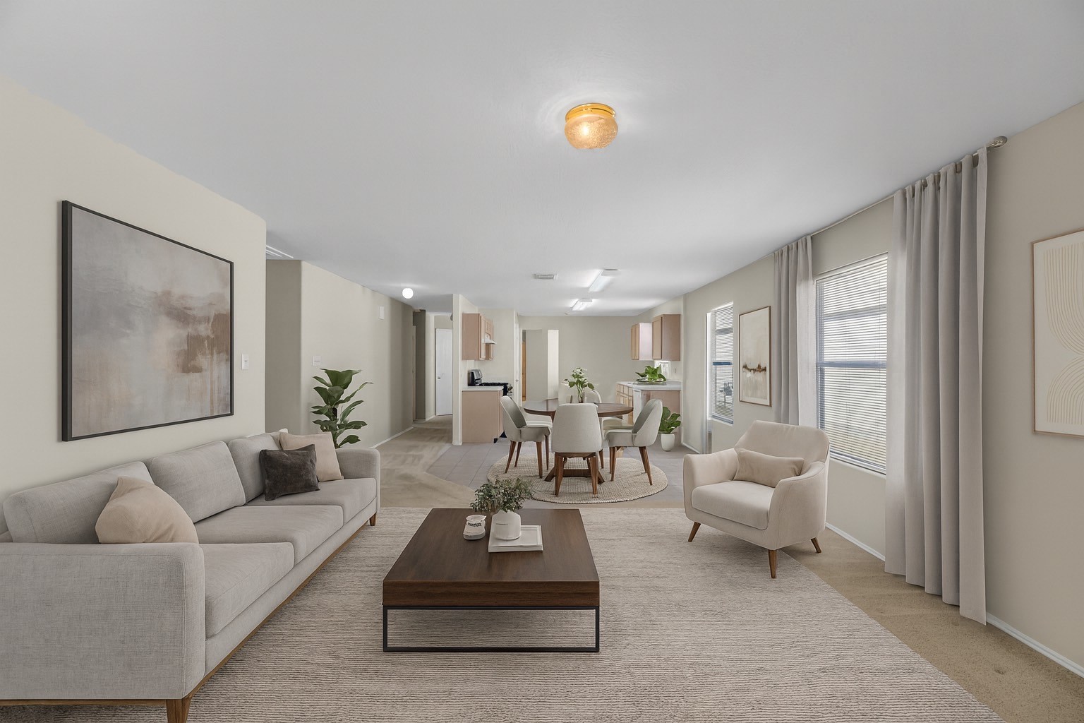 16810 Perryton Lane Houston, TX 77073 - Photo 26 of 26 Great open floor plan, perfect for entertaining!
*Photo has been digitally staged