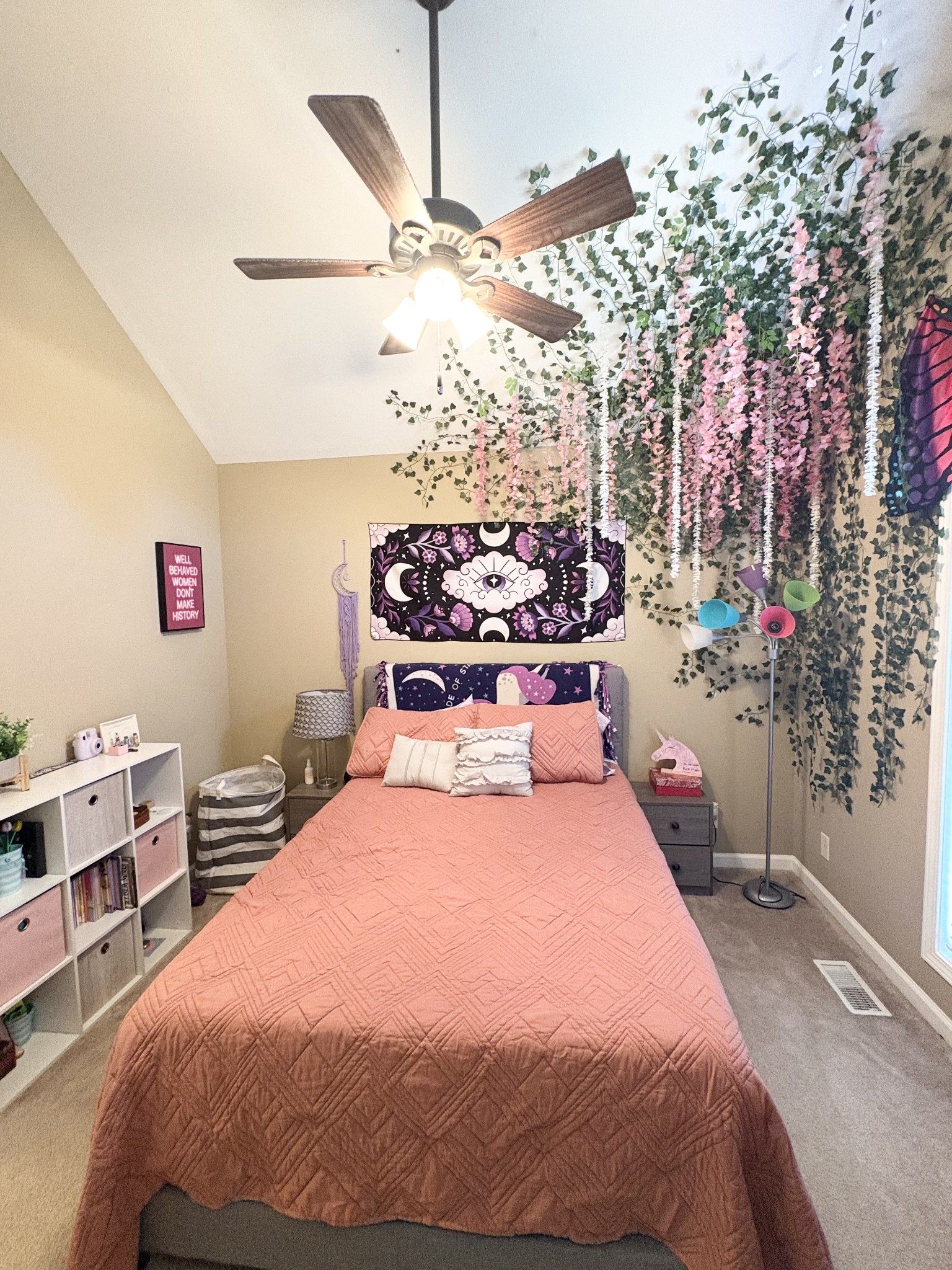 3851 Springdale Road Cunningham, TN 37052 - Photo 13 of 33 a bedroom with a bed and a chandelier