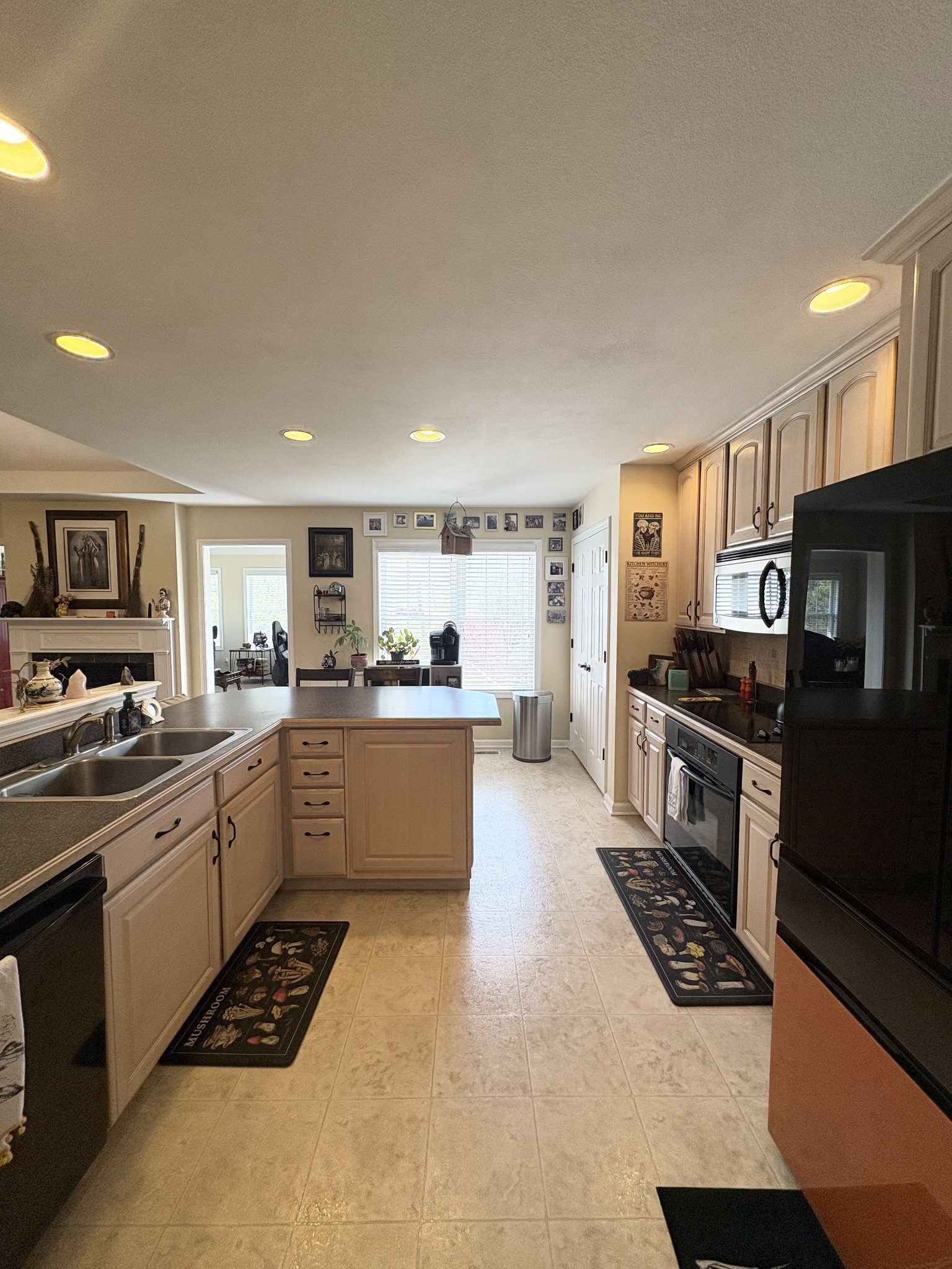 3851 Springdale Road Cunningham, TN 37052 - Photo 7 of 33 a large kitchen with stainless steel appliances kitchen island granite countertop a sink and cabinets