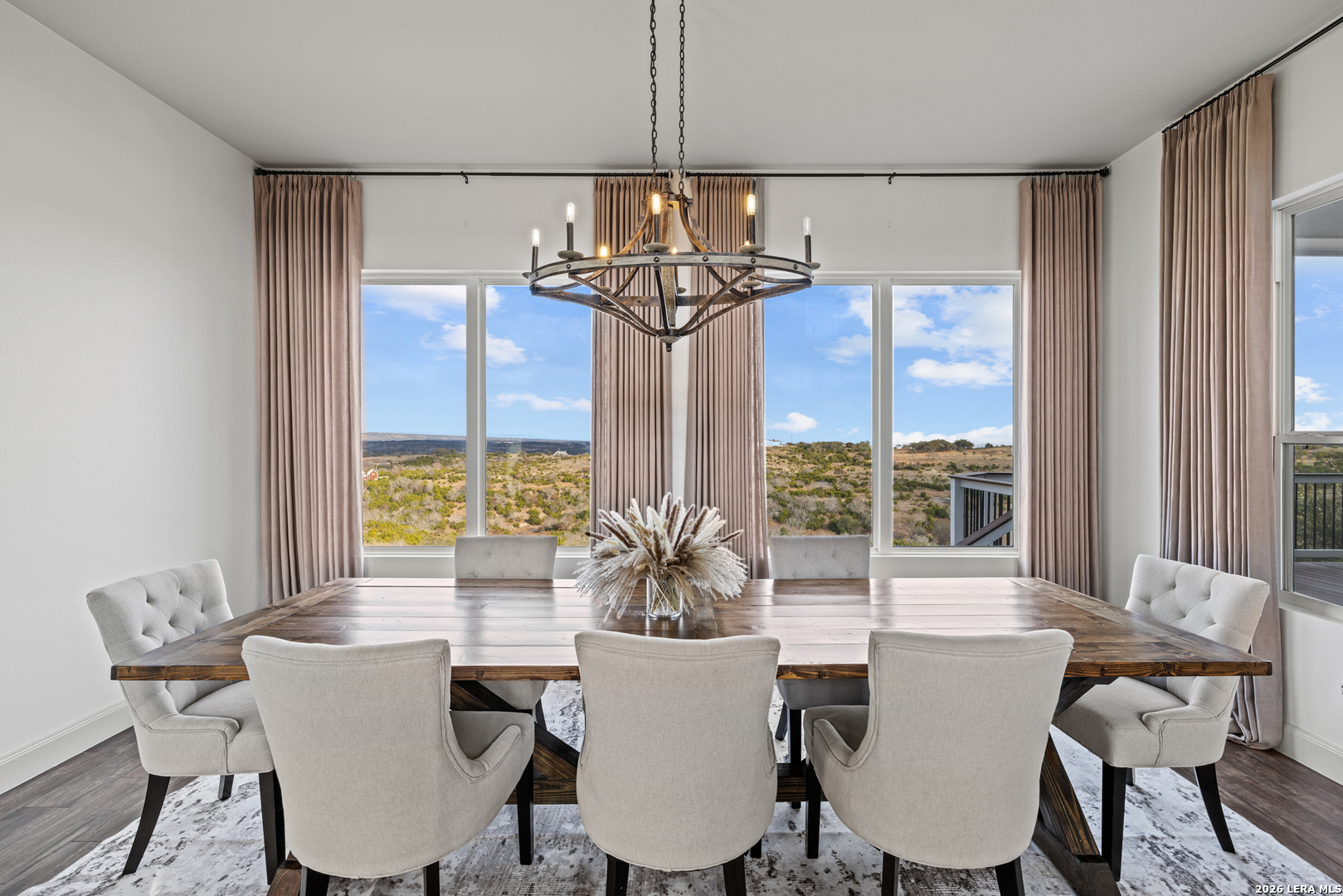 97 Coleman Springs Boerne, TX 78006 - Photo 27 of 86 a view of a dining room with furniture window and outside view