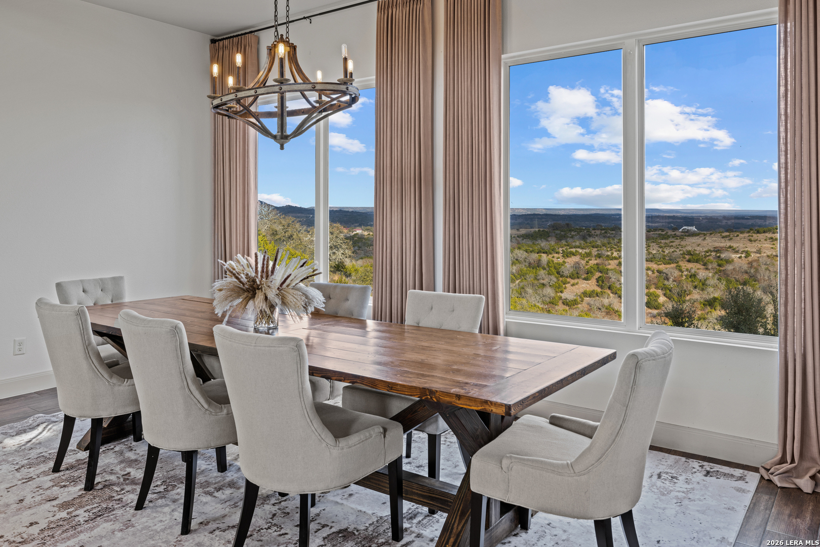97 Coleman Springs Boerne, TX 78006 - Photo 28 of 86 a view of a dining room with furniture window and outside view