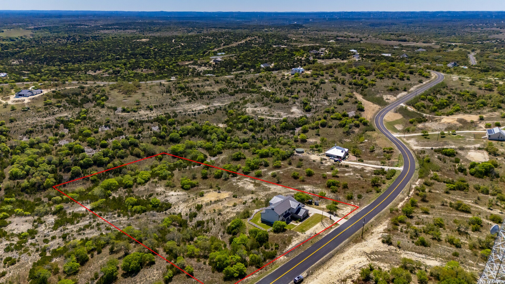 97 Coleman Springs Boerne, TX 78006 - Photo 79 of 86 an aerial view of a residential houses covered in trees