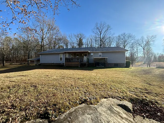 a house view with a outdoor space