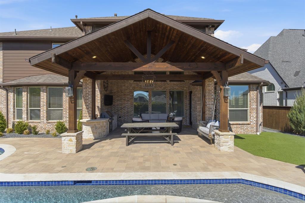 2801 Seabiscuit Road Celina, TX 75009 - Photo 31 of 39 a view of a house with patio