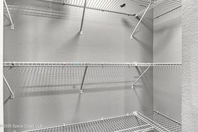 a view of a glass door