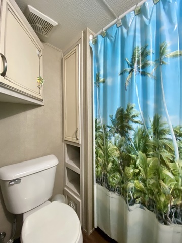 2-292 Woodhaven Sublette, IL 61367 - Photo 24 of 25 a white toilet sitting next to a shower curtain