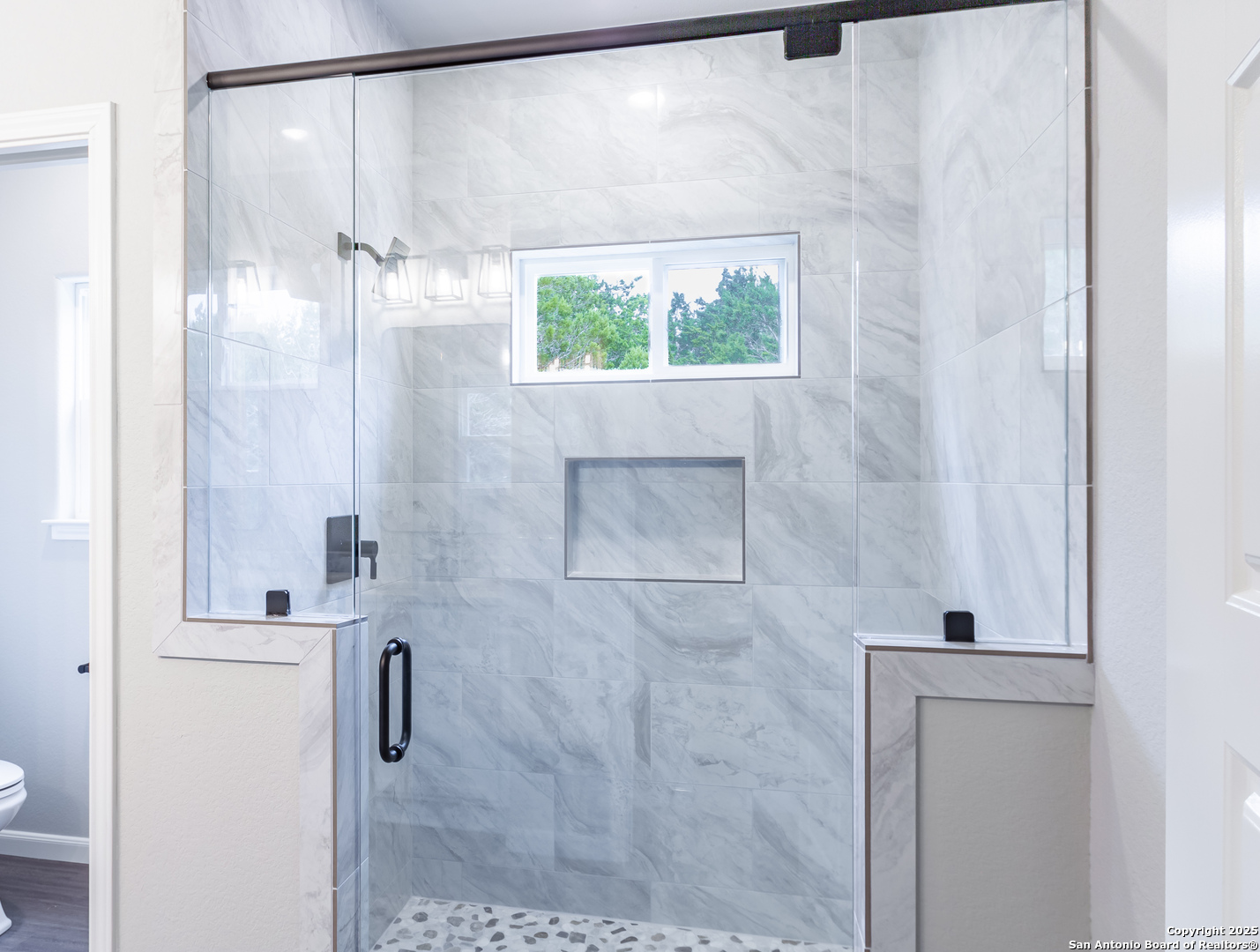 1841 Cottonwood Road Fischer, TX 78623 - Photo 29 of 45 a bathroom with a shower and a sink