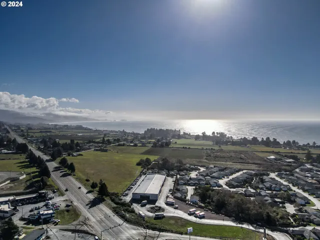 a view of a city with ocean view