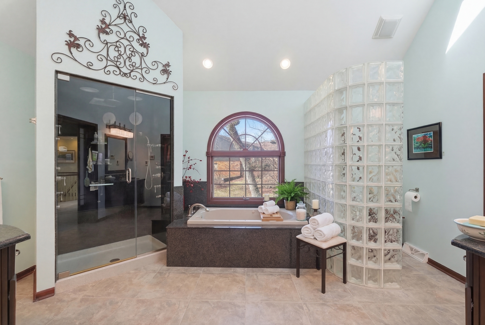 9 Equestrian Way Lemont, IL 60439 - Photo 17 of 32 a living room with furniture a fireplace and a chandelier