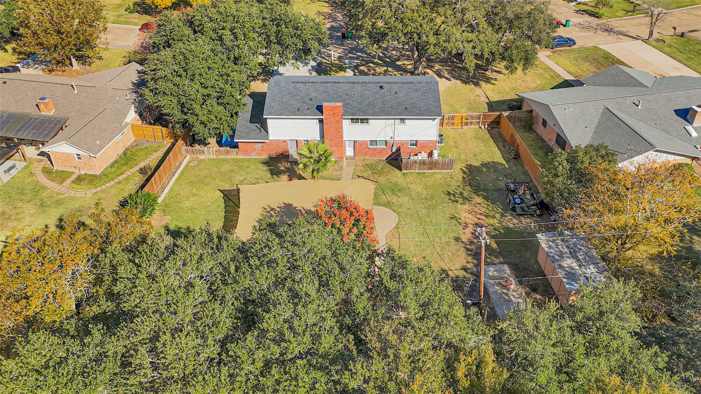 5007 Inverness Drive Baytown, TX 77521 - Photo 3 of 41 an aerial view of residential houses with outdoor space