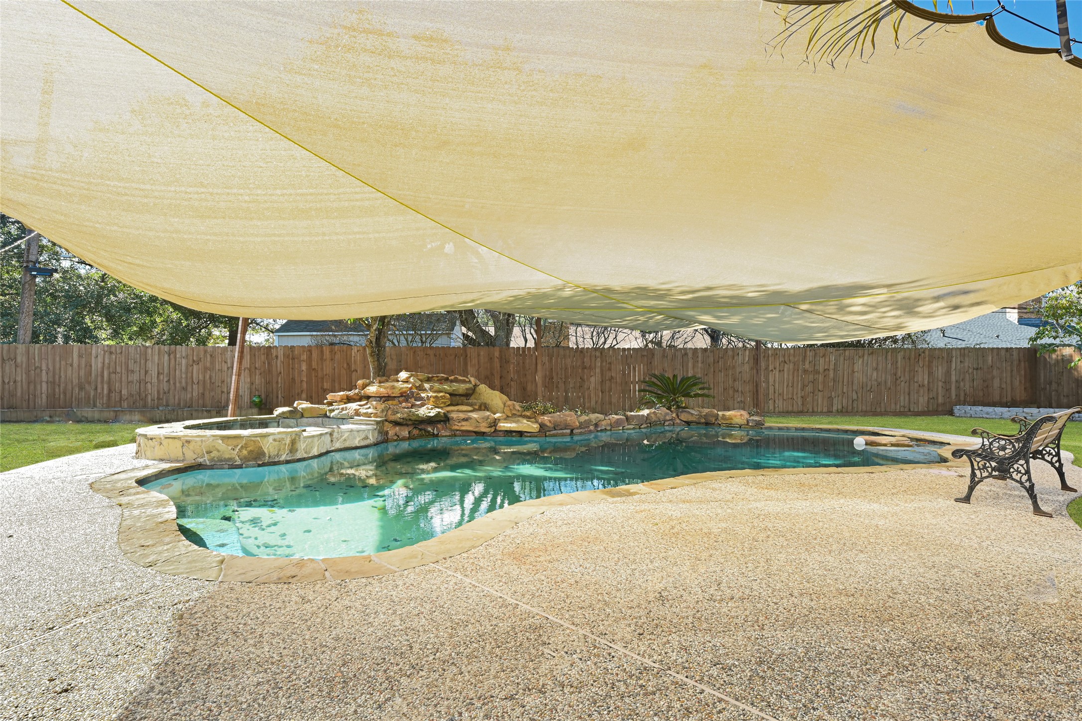 5007 Inverness Drive Baytown, TX 77521 - Photo 5 of 41 a view of a garden with a slide