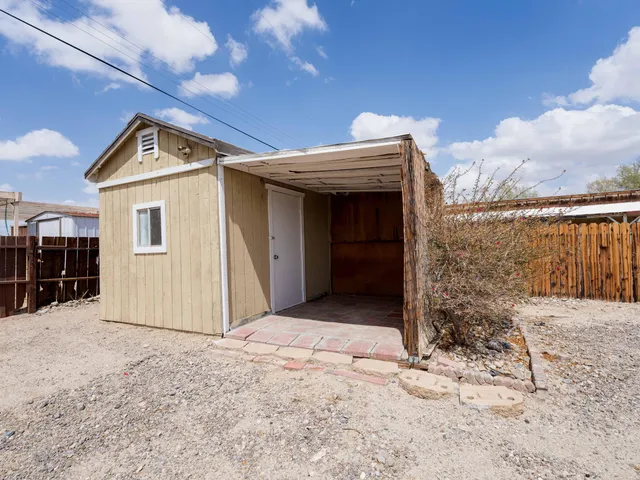 a view of a house with a outdoor space